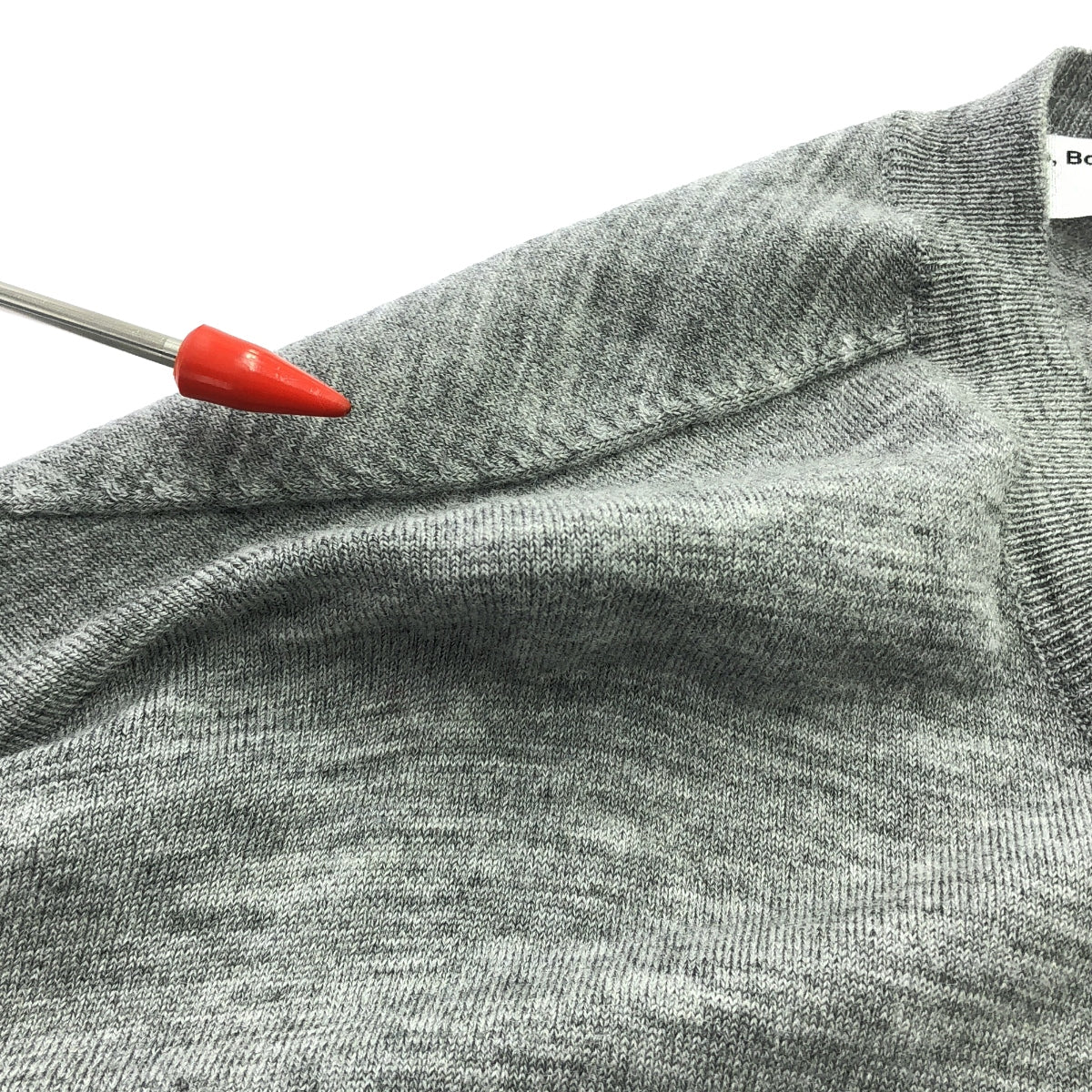 L'Appartement / 아파르트몬 | 2020AW | side slit knit 사이드 슬릿 니트 | F | 그레이 | 여성