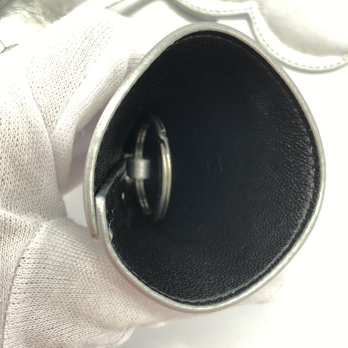 【신품】 JIL SANDER / 질 썬더 | Multi Pouch Keyring 파우치 | 실버