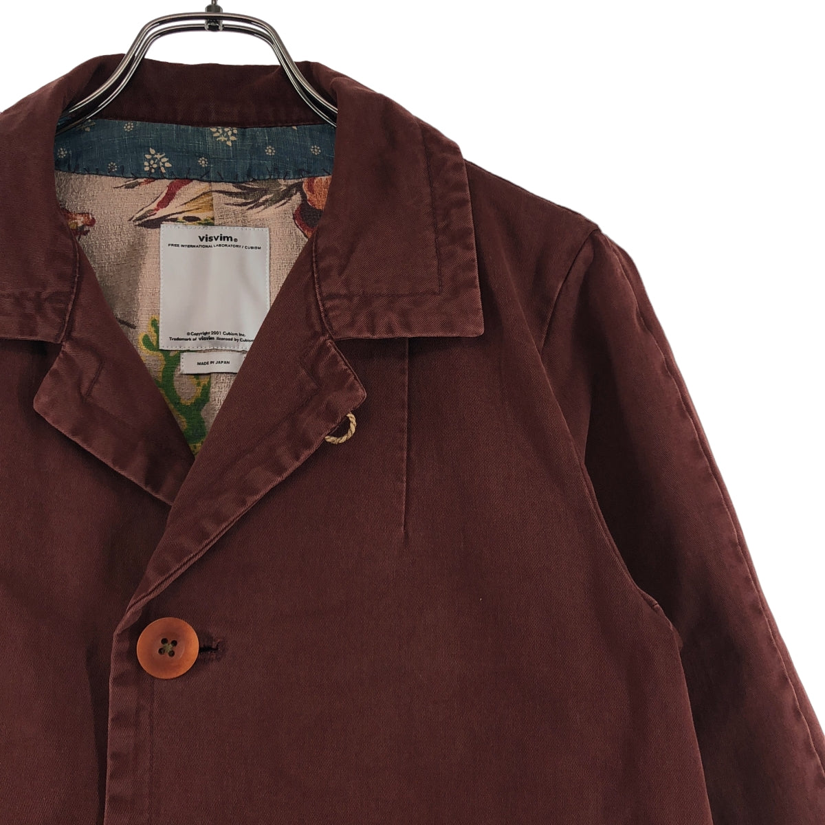 美品】 visvim / ビズビム | MIES COAT BURGUNDY ミースコート | S