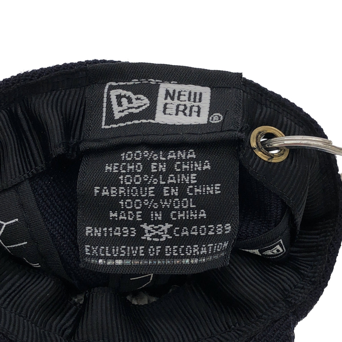 YOHJI YAMAMOTO / 山本耀司 | x NEW ERA / New Era Logo 帽子鑰匙圈 / 男女通用 |