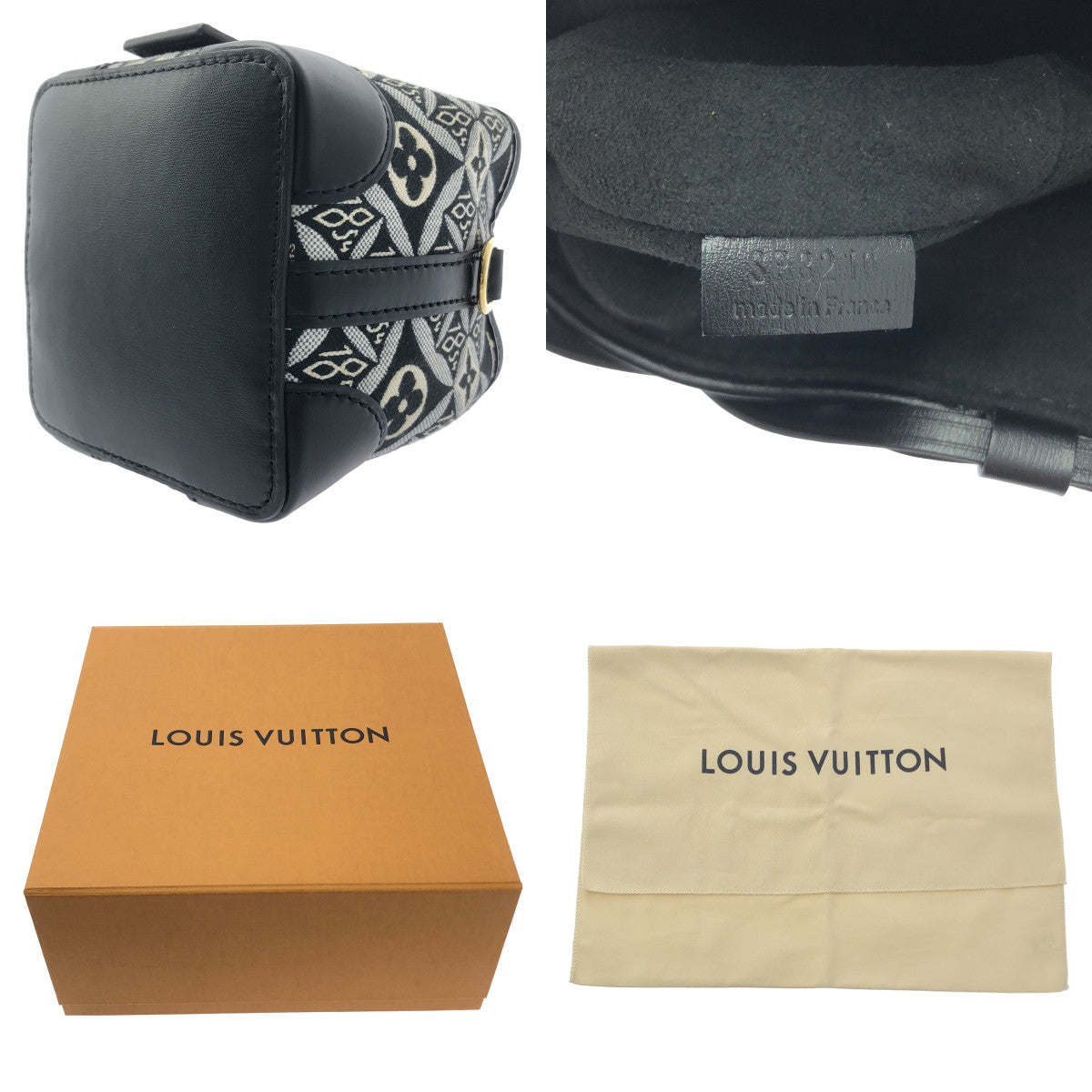 【成色極佳】路易威登 | M69973 Noe Perse Since 1854 Monogram Jacquard 女士單肩包 | 黑色 | 女士