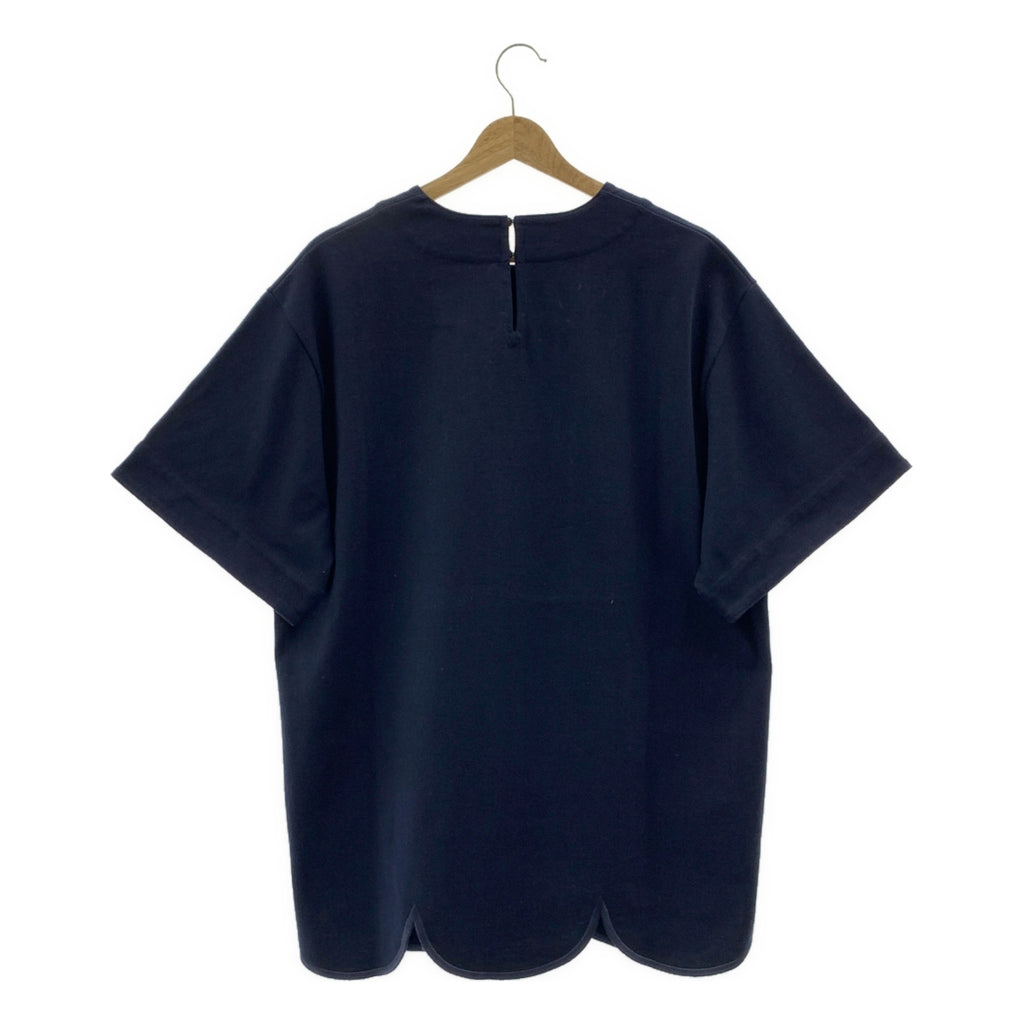 JIL SANDER / 질썬더 | 2022AW | 스칼랩 헴 오버사이즈 T셔츠 | L |