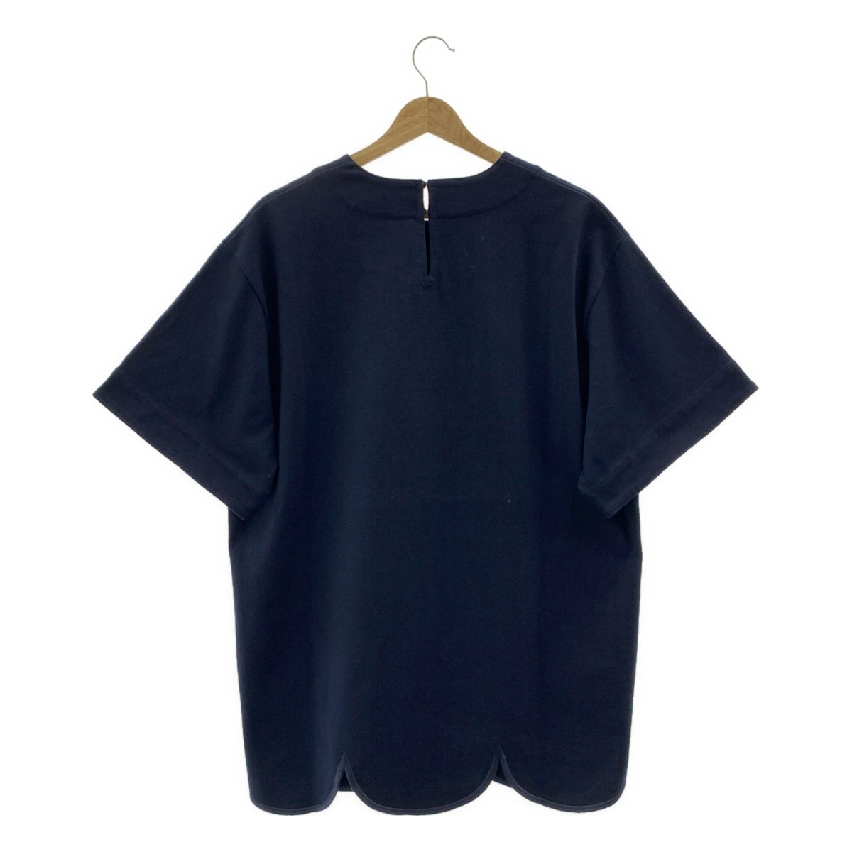 JIL SANDER / 질썬더 | 2022AW | 스칼랩 헴 오버사이즈 T셔츠 | L |