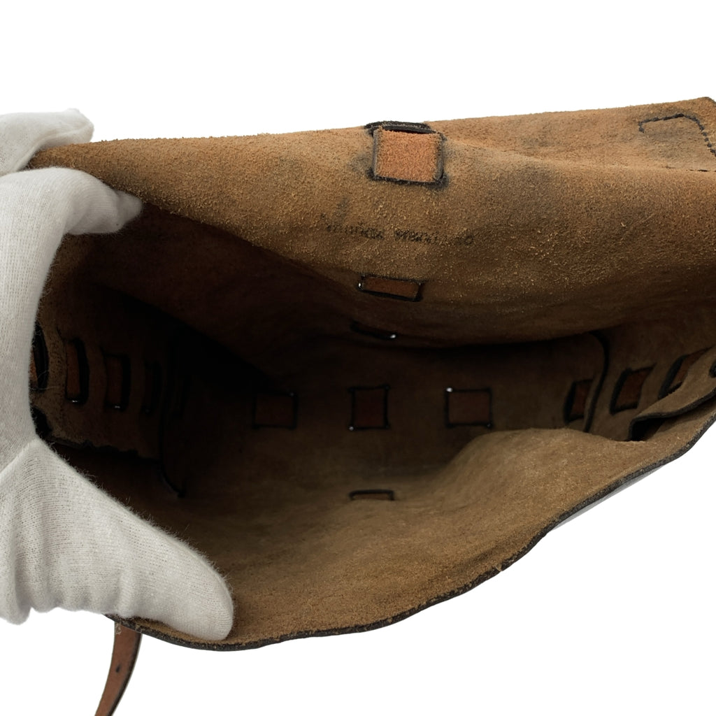 MUNOZ VRANDECIC / 무뇨스 브란데식 | 2Way 가죽 플랩 토트 숄더백 |