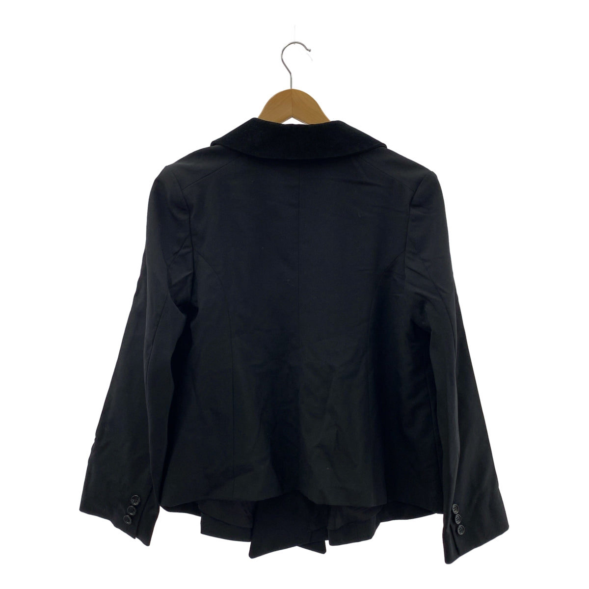 COMME des GARCONS COMME des GARCONS / 콤콤 | 2024AW | 벨루어 전환 라운드 컬러 재킷 | S |