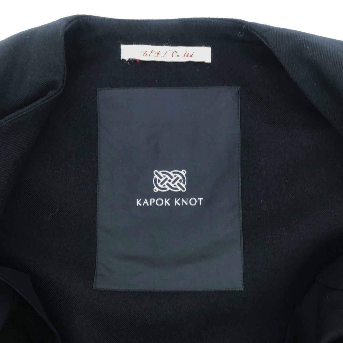 KAPOK KNOT / Kapok Knot | × DEPT vest and jacket | 1 | Black