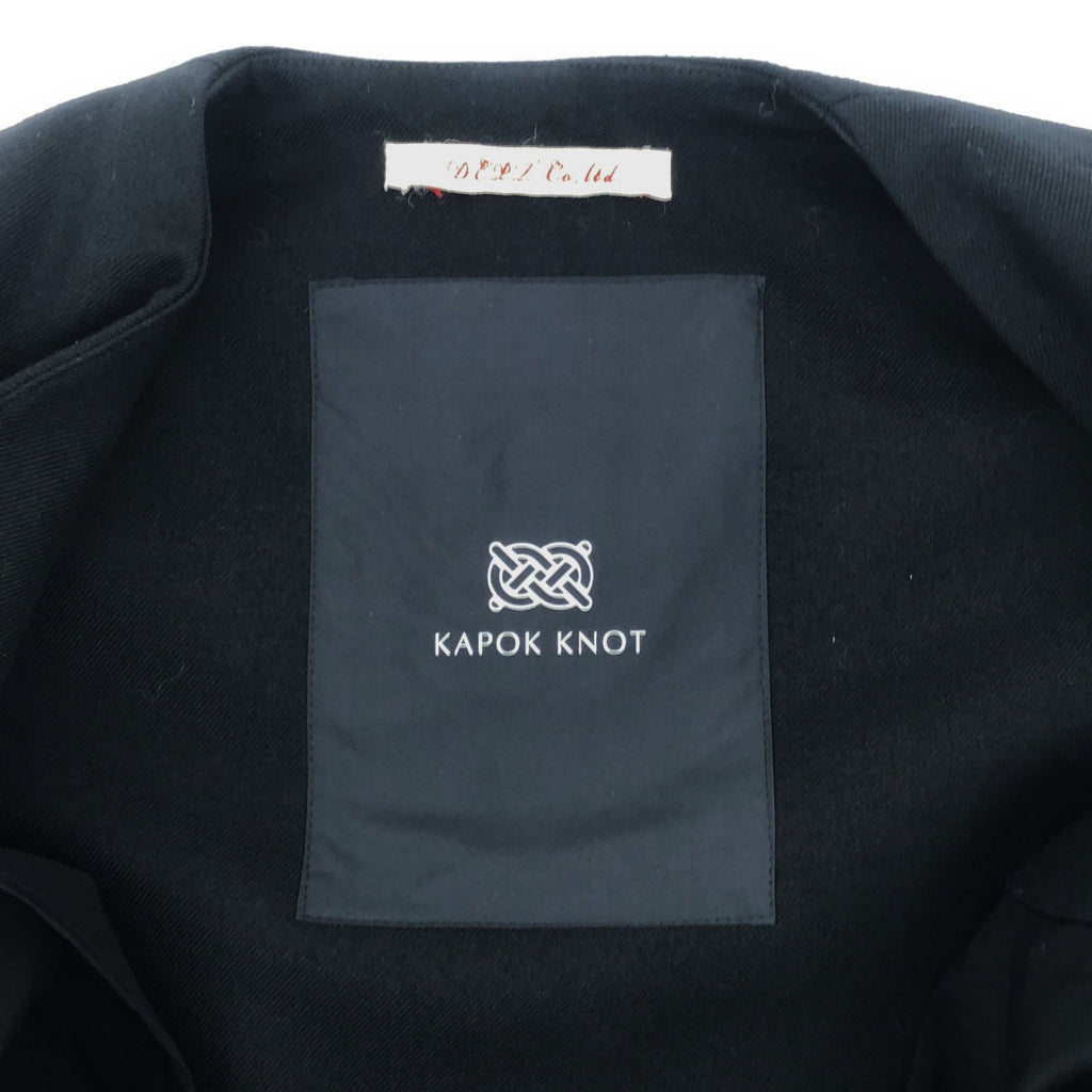 KAPOK KNOT / カポックノット | × DEPT デプト vest and jacket ベスト ジャケット | 1 | ブラック | レディース