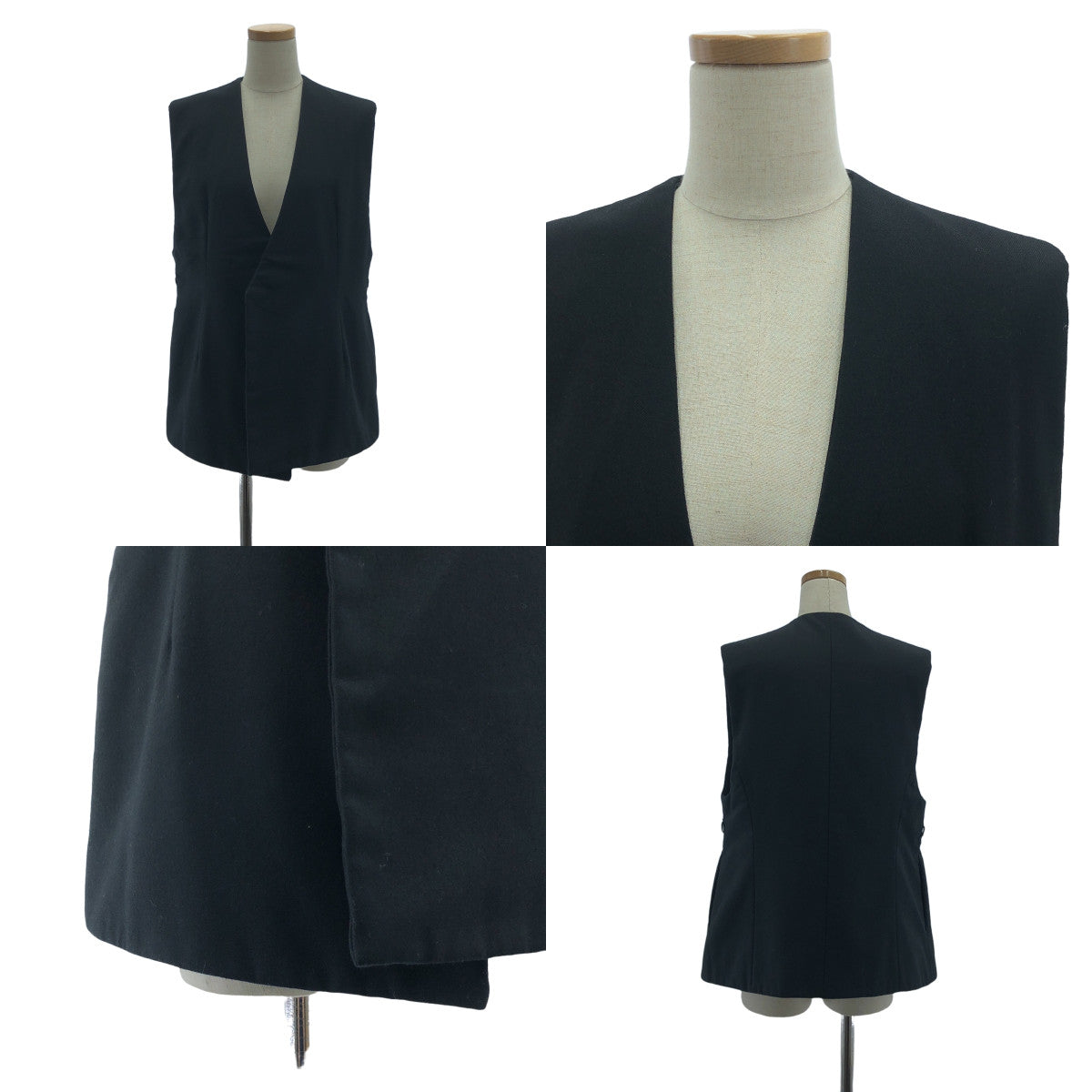 KAPOK KNOT / カポックノット | × DEPT デプト vest and jacket ベスト ジャケット | 1 | ブラック | レディース