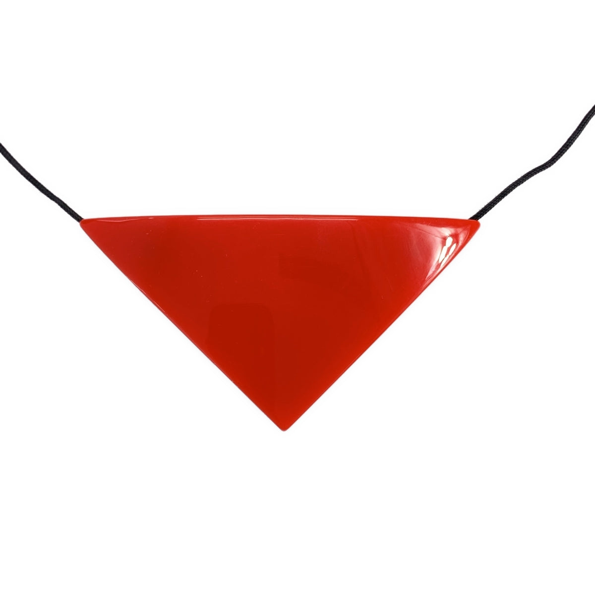 TOGA | 三角牌項鍊 | 銀色/紅色 | 女款