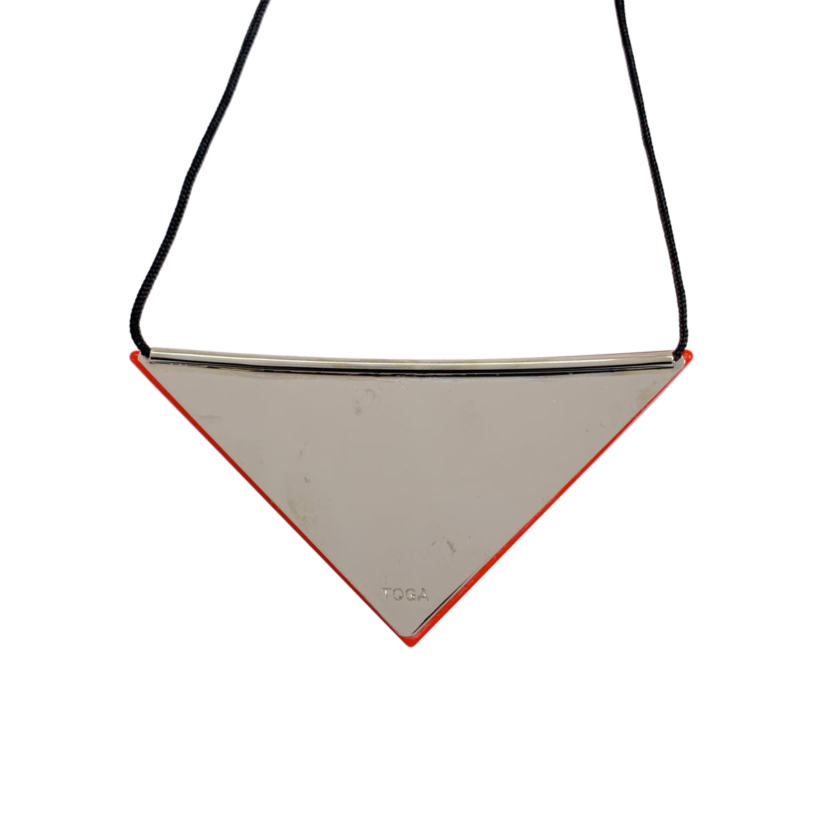 TOGA | 三角牌項鍊 | 銀色/紅色 | 女款