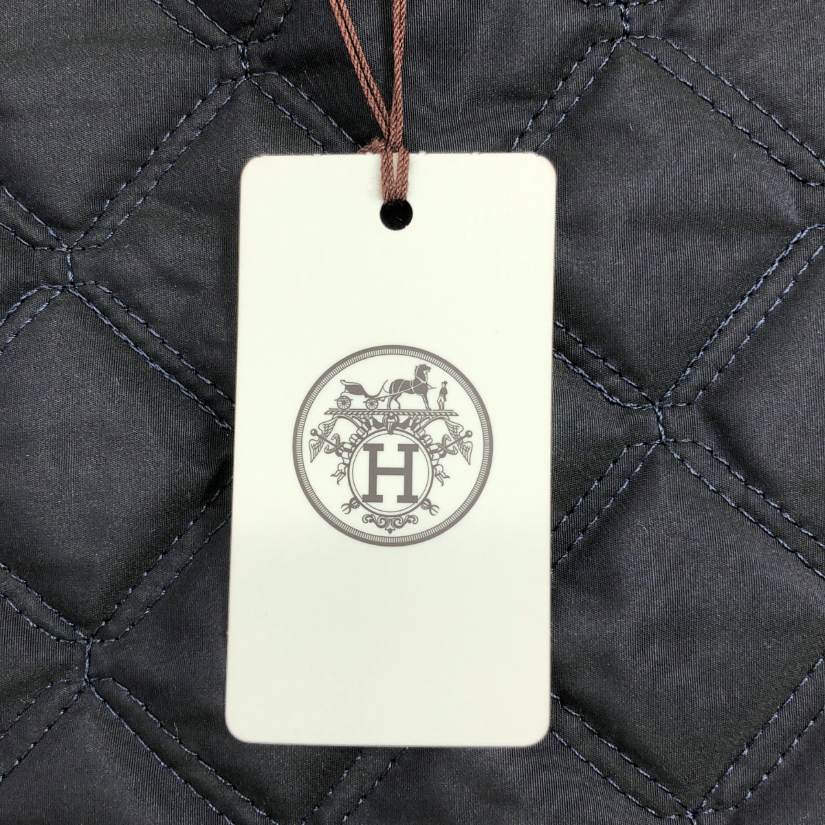 [新品] 愛馬仕 | 羊毛華達呢 Croisette 拉鍊系列紐扣夾克 | 36 碼 | 黑色 | 女款