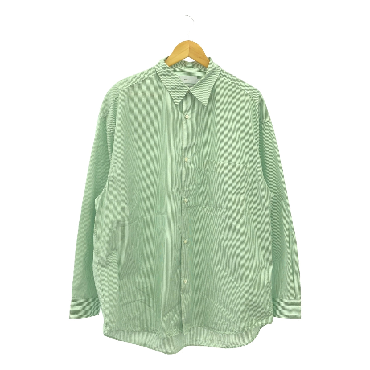 Graphpaper / グラフペーパー | 2022AW | × Thomas Mason for GP L/S Oversized Regular Collar Shirt / オーバーシャツ | F | メンズ