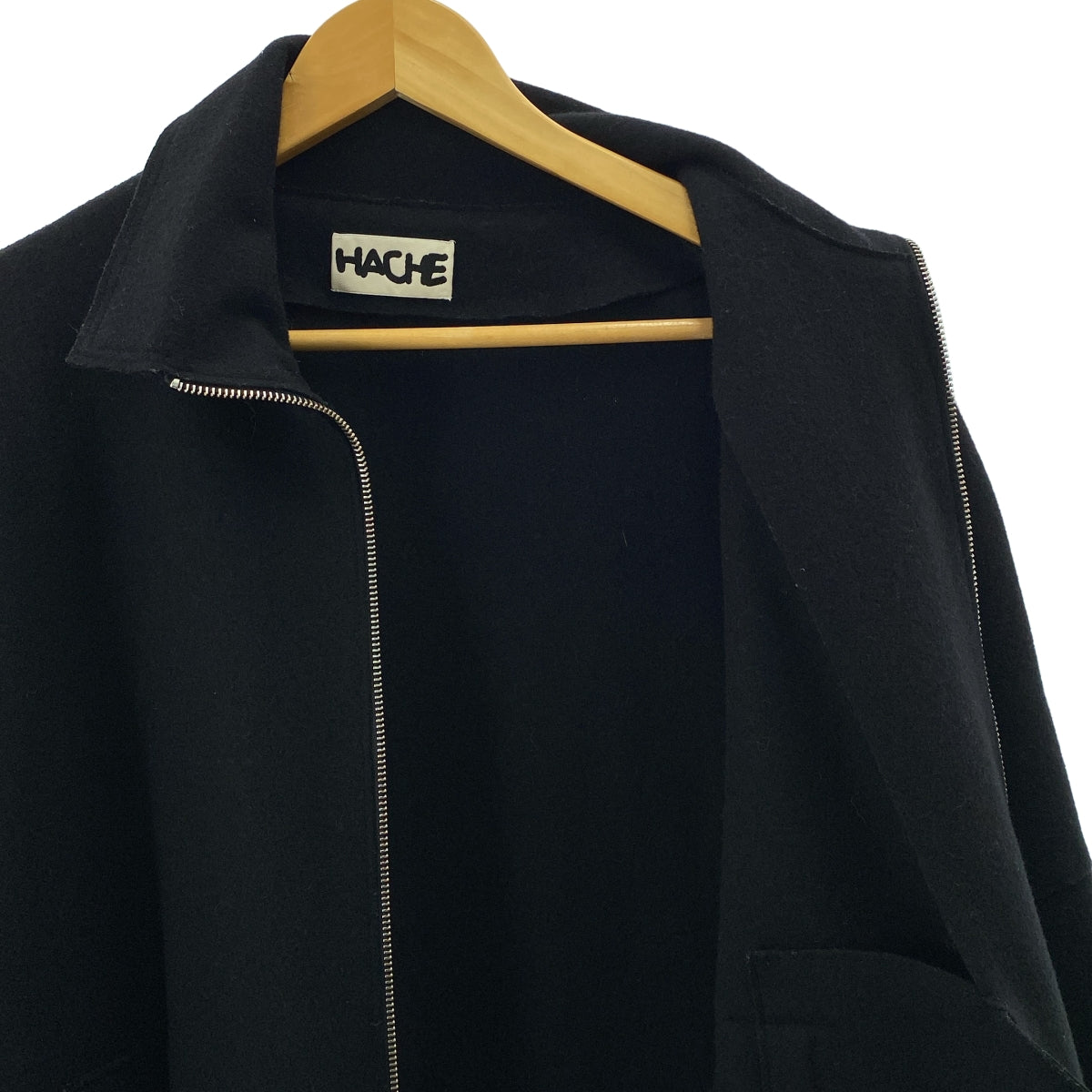 HACHE | 羊毛雙拉鍊外套 | 40碼 | 女款