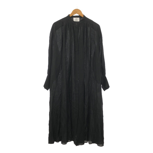 [Good Condition] 1er Arrondissement / Premier Arrondissement | Linen Rayon Gathered Shirt Dress | Size 36 | Black | Women's