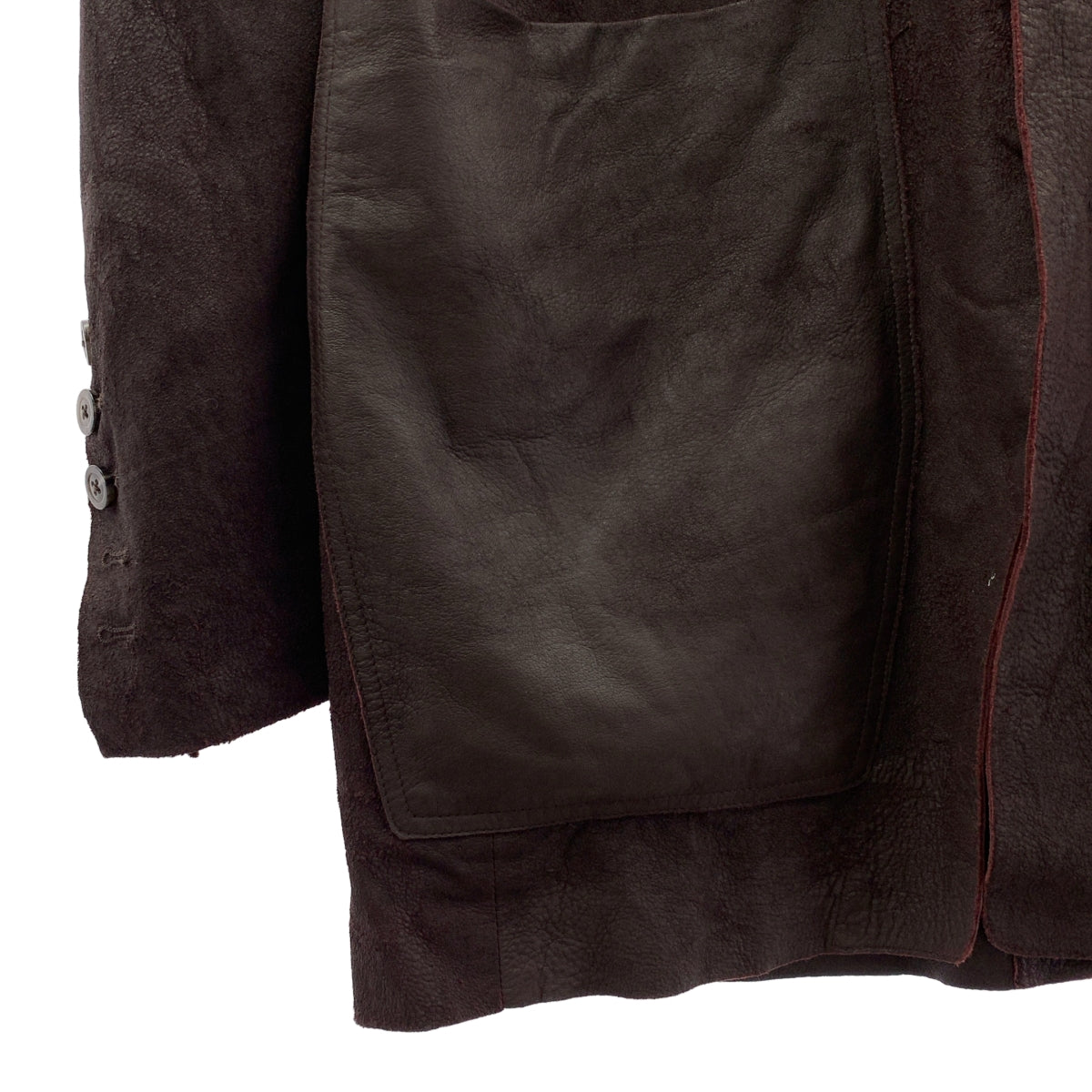 Rick Owens / リックオウエンス | 2022SS | FOGACHINE LIDO JKT フォガチン レザー シャツ ジャケット | 46 | メンズ