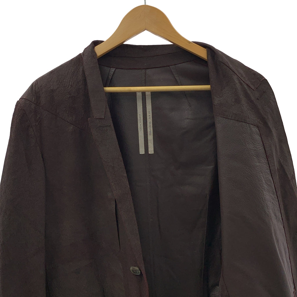 Rick Owens / リックオウエンス | 2022SS | FOGACHINE LIDO JKT フォガチン レザー シャツ ジャケット | 46 | メンズ