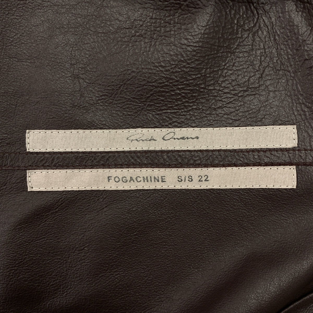 Rick Owens / リックオウエンス | 2022SS | FOGACHINE LIDO JKT フォガチン レザー シャツ ジャケット | 46 | メンズ