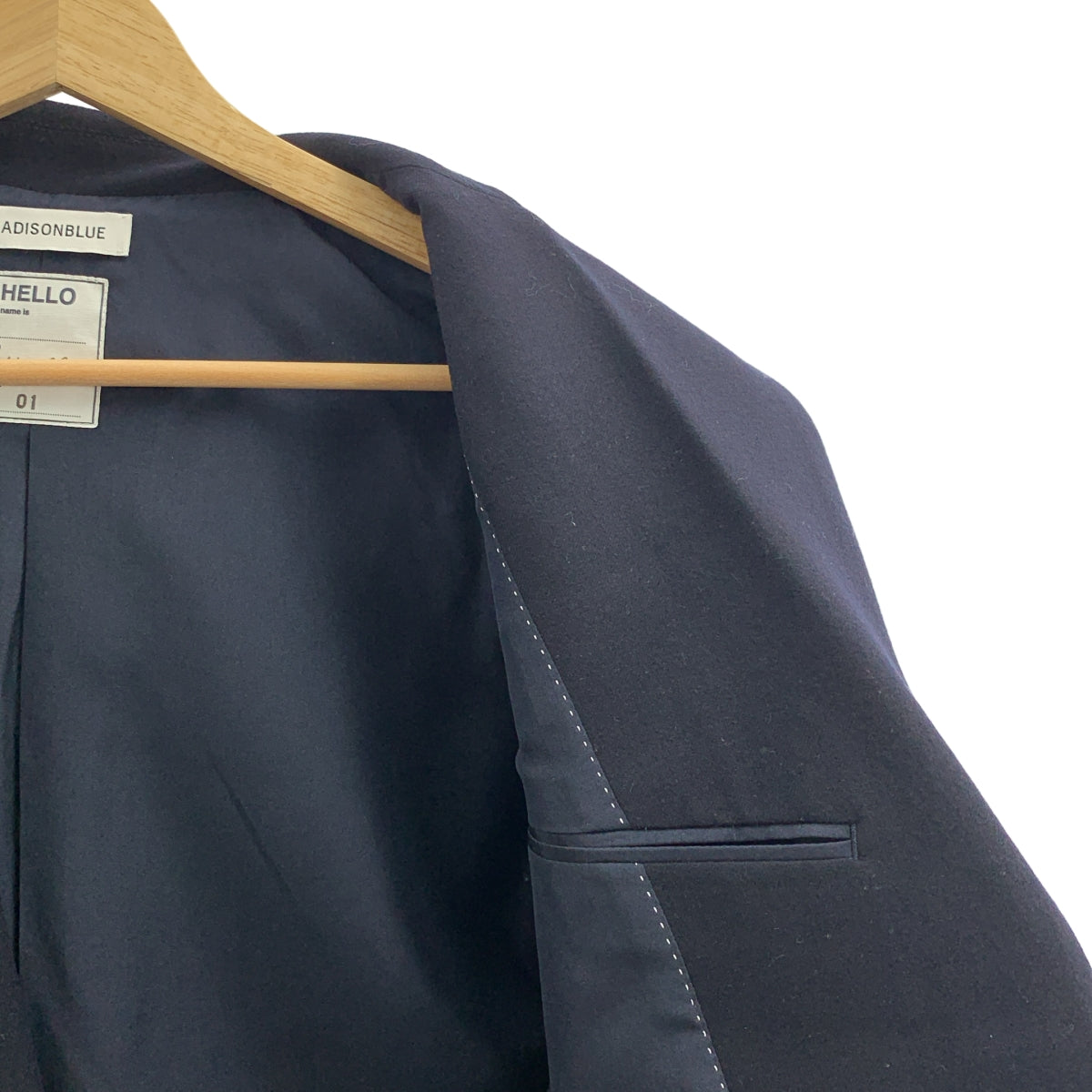 madisonblue＊新品W4Bウールフランネルジャケット MADISON BLUE / マディソンブルー | SINGLE JACKET FLANNEL ウール