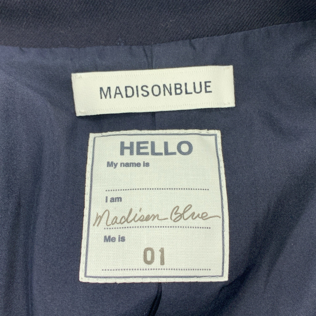 MADISON BLUE / 매디슨 블루 | SINGLE JACKET FLANNEL 울 스트레치 플란넬 테일러드 재킷 | 01 |
