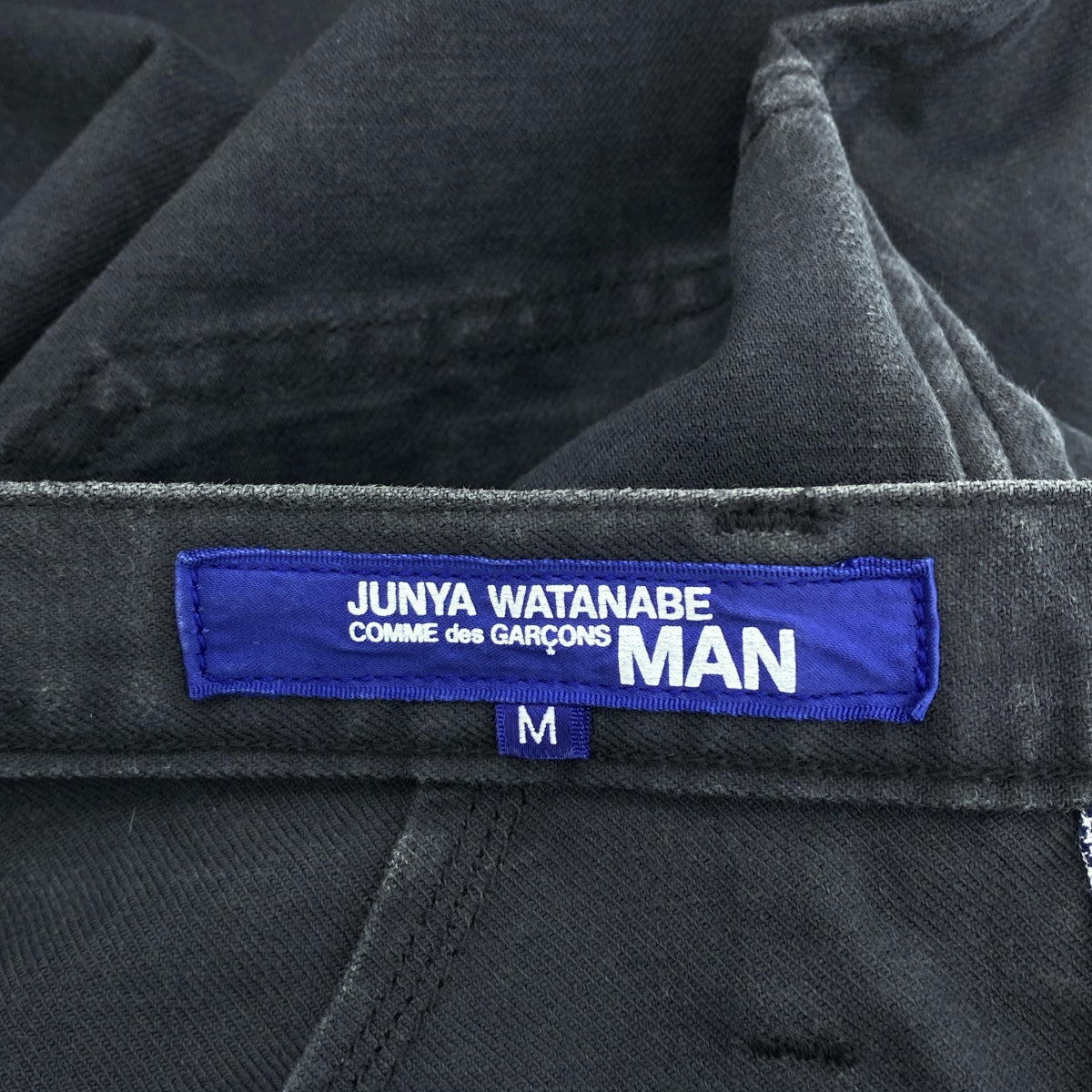 JUNYA WATANABE COMME des GARÇONS MAN | 2013 秋冬 | 棉質、預洗、束腰背帶工裝褲 | M碼 | 男款