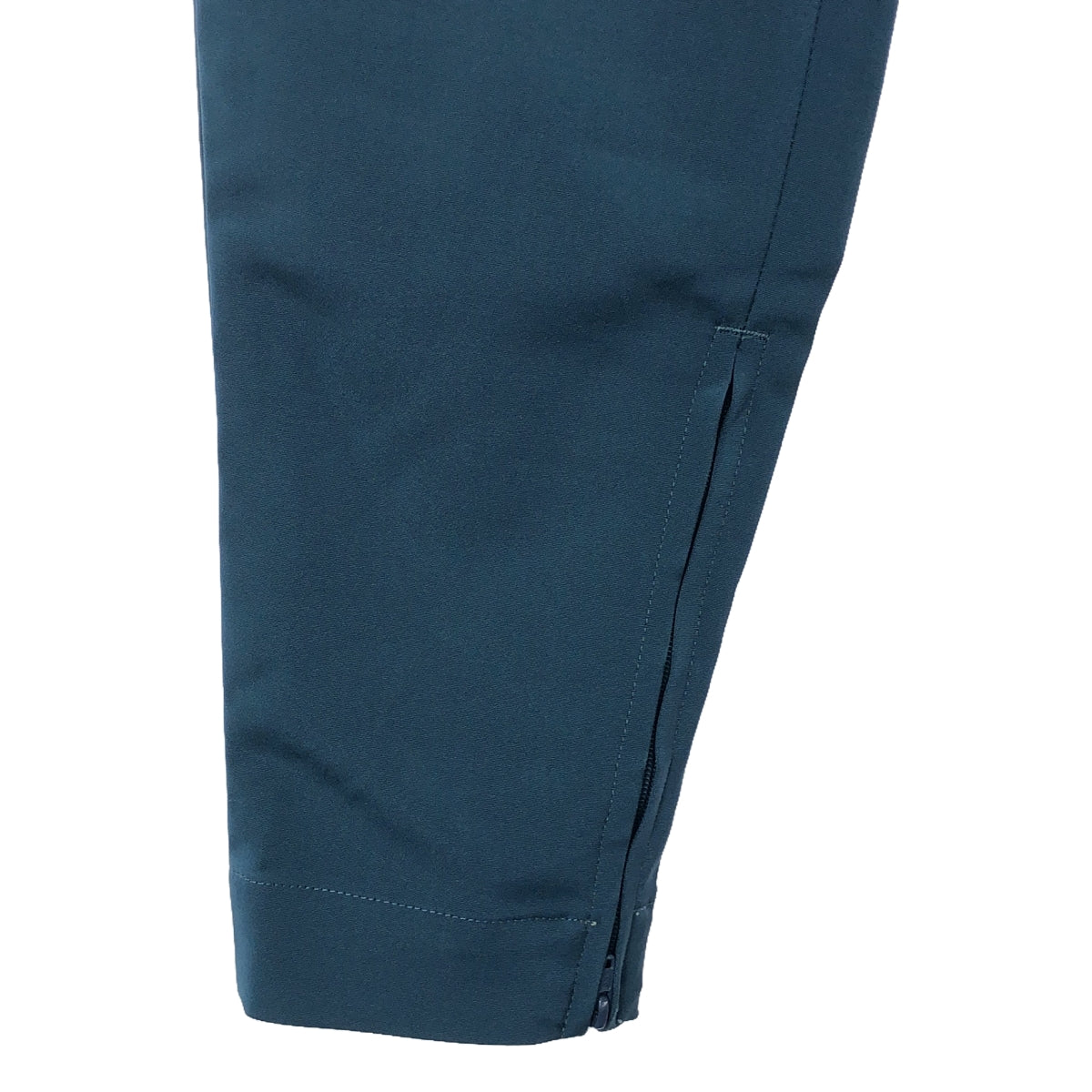 ISSEY MIYAKE / イッセイミヤケ | 裾ジップ テーパードパンツ | 1 | ターコイズブルー | レディース