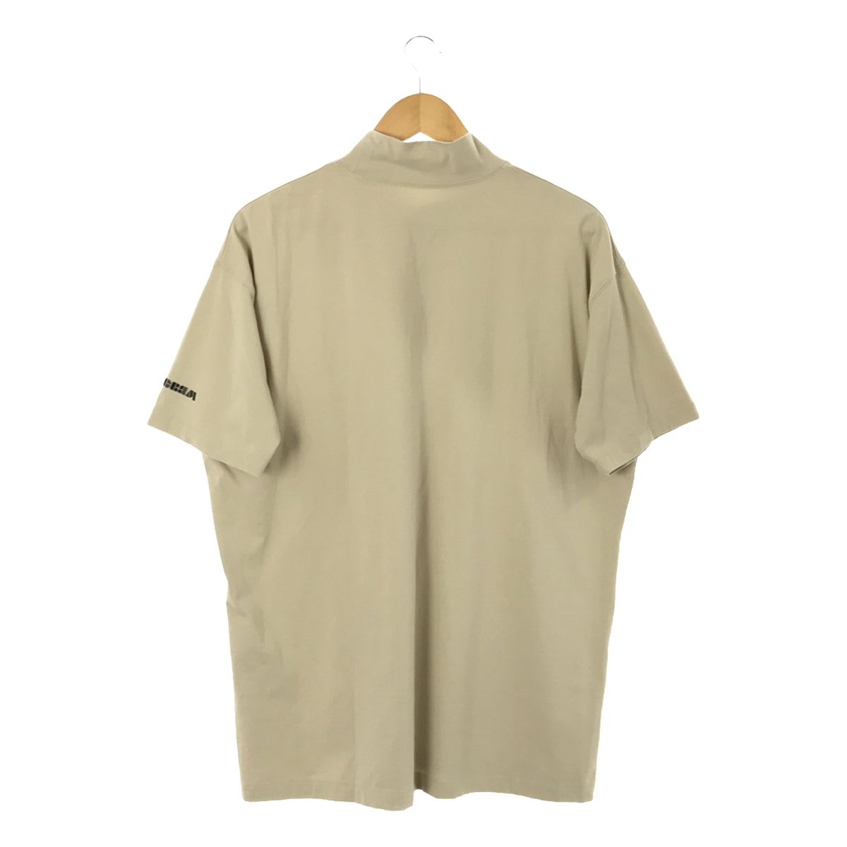 TANGRAM / タングラム | ロゴプリント モックネックTシャツ | XL 