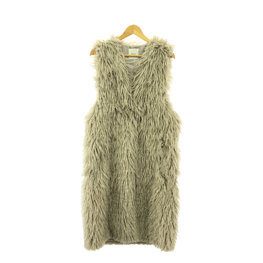 Spick and Span | 2024AW | Faux fur gilet | F | Women's