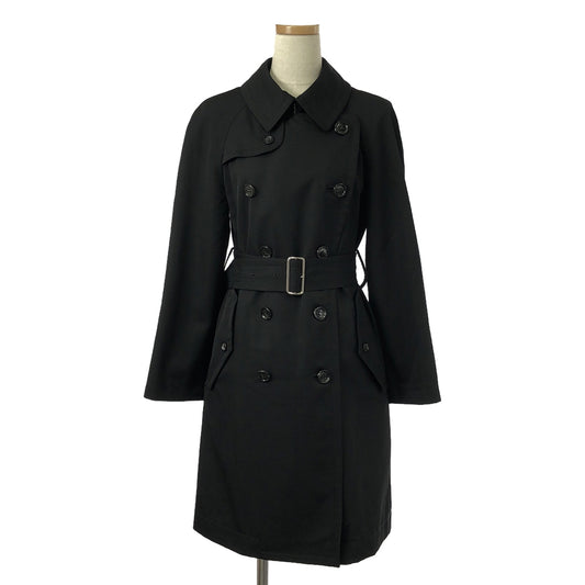 [Good Condition] COMME des GARCONS COMME des GARCONS / Comme des | Belted Stitchwork Trench Coat | SS | Black | Women's