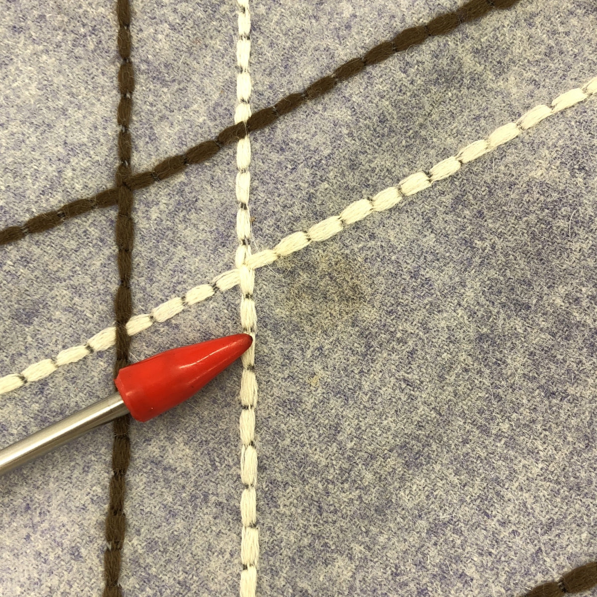 GIVENCHY / ジバンシィ | ウール アンゴラ 刺しゅう スカート | 38 | パープル | レディース