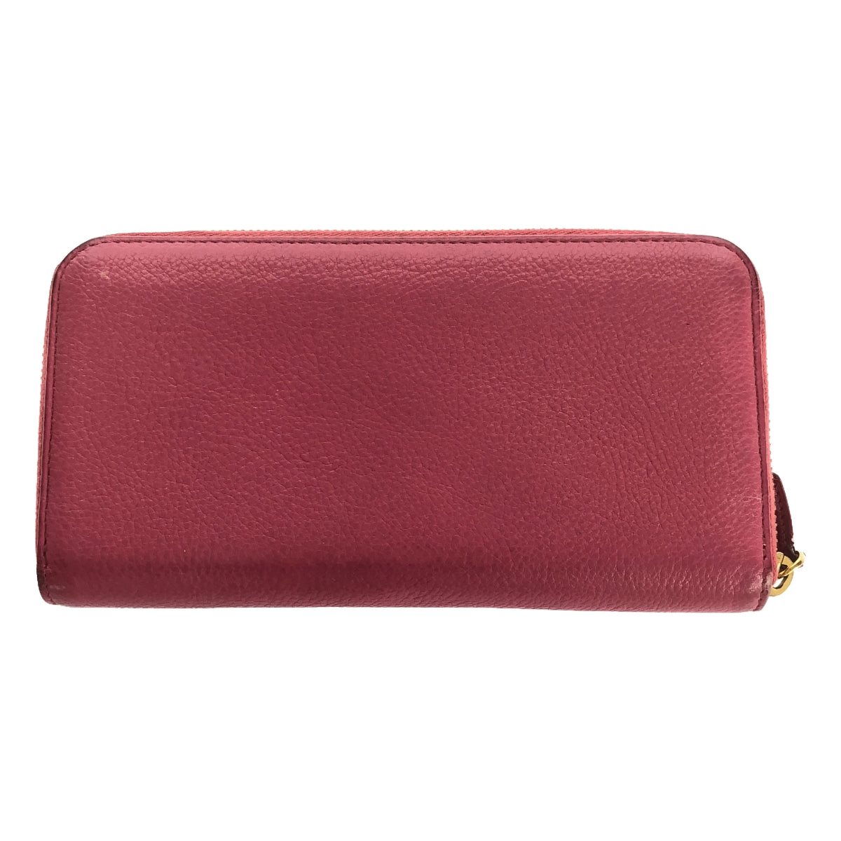 PRADA | VITELLO GRAIN PEONIA round zip wallet |