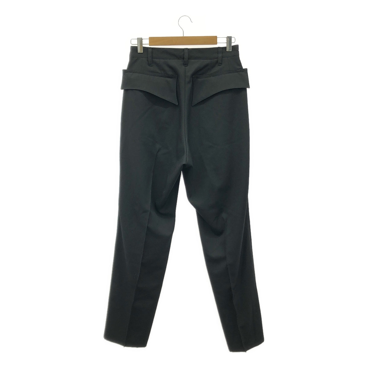 【美品】  sulvam / サルバム | 2024SS | つまみ センタープレス パンツ | S | ブラック | メンズ