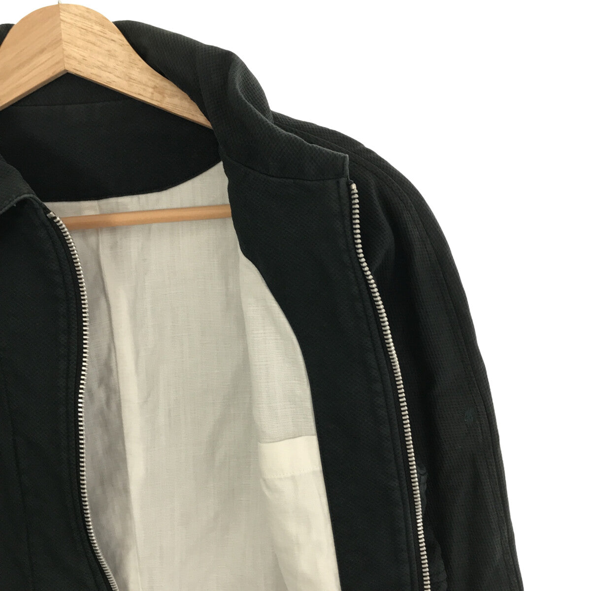 安斯南 / 安斯南 |棉質拉鍊夾克 / 全襯裡 | 1 |木炭 |男士