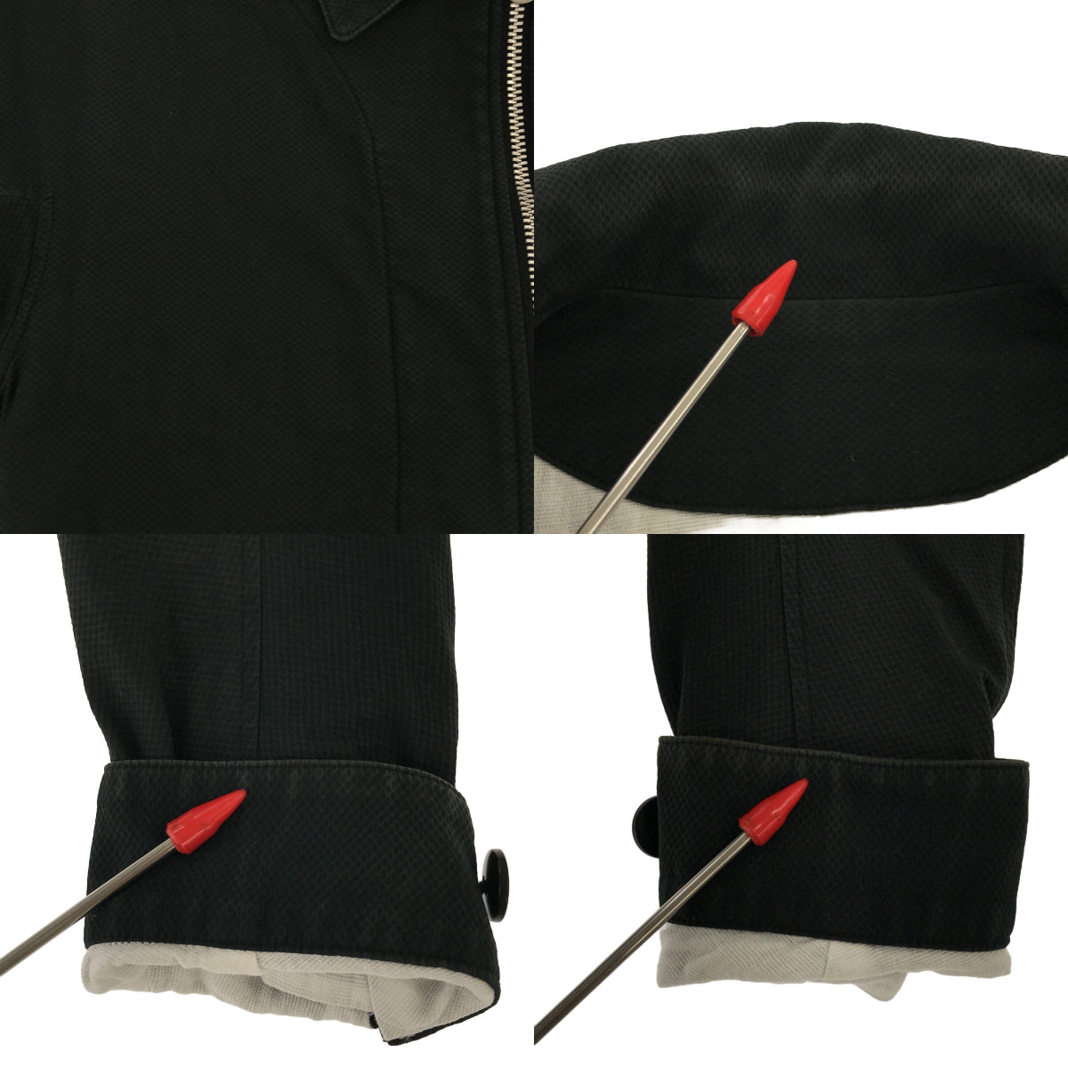 ANSNAM / 안수남 | 코튼 지퍼 업 재킷 블루존 / 총 안감 | 1 | 차콜 | 남성