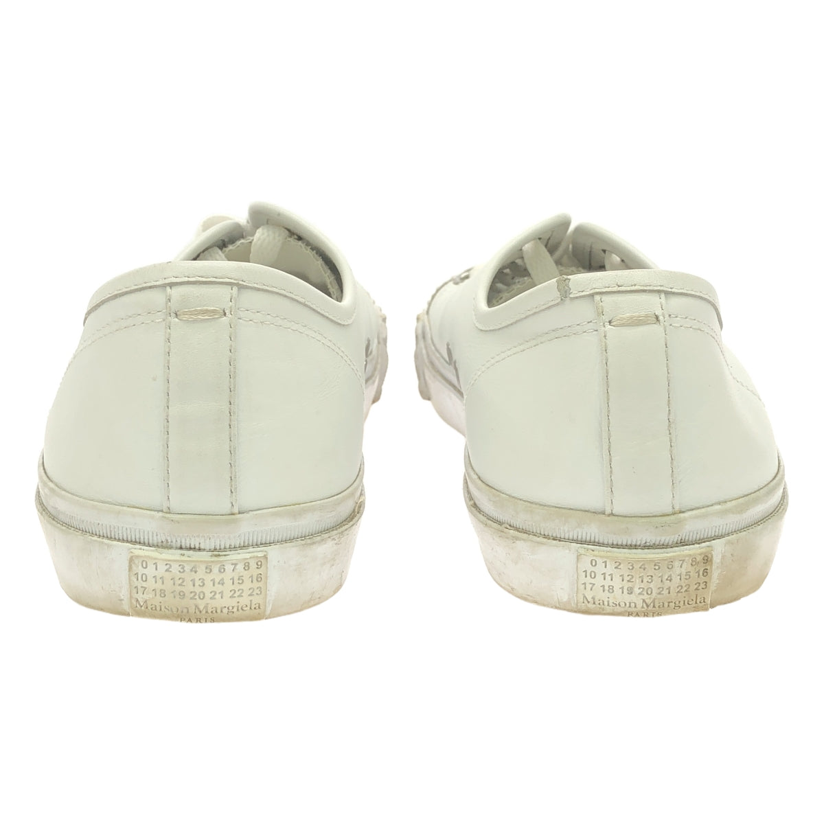 Maison Margiela / 메종 마르젤라 | 가죽 터비 스니커즈 | 38 1/2 | 화이트 | 여성