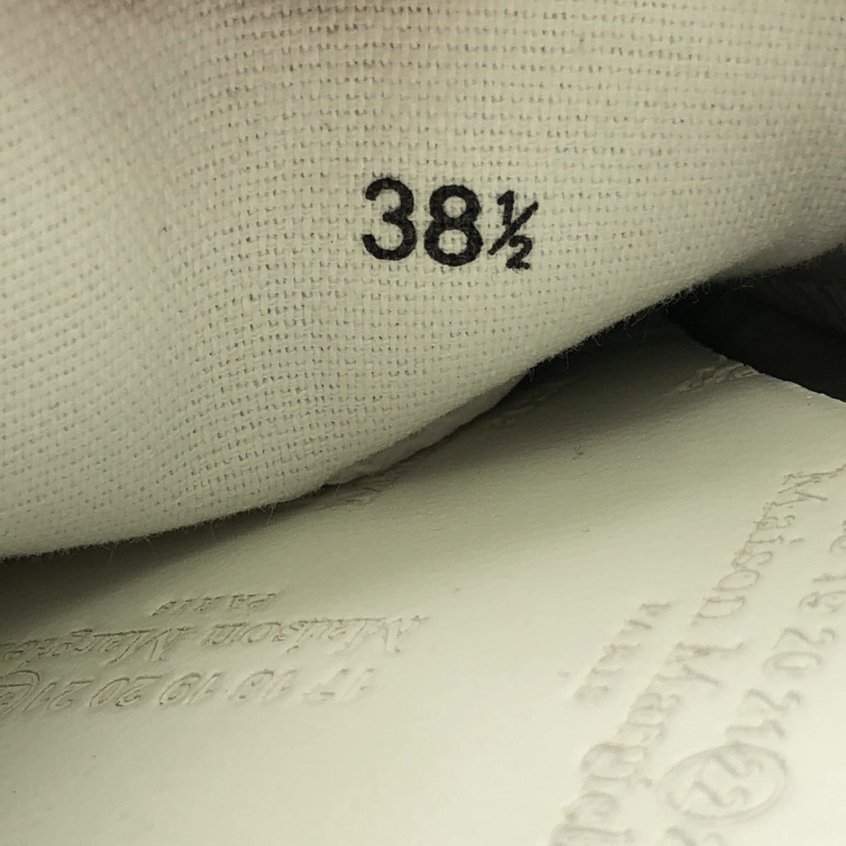 Maison Margiela / 메종 마르젤라 | 가죽 터비 스니커즈 | 38 1/2 | 화이트 | 여성