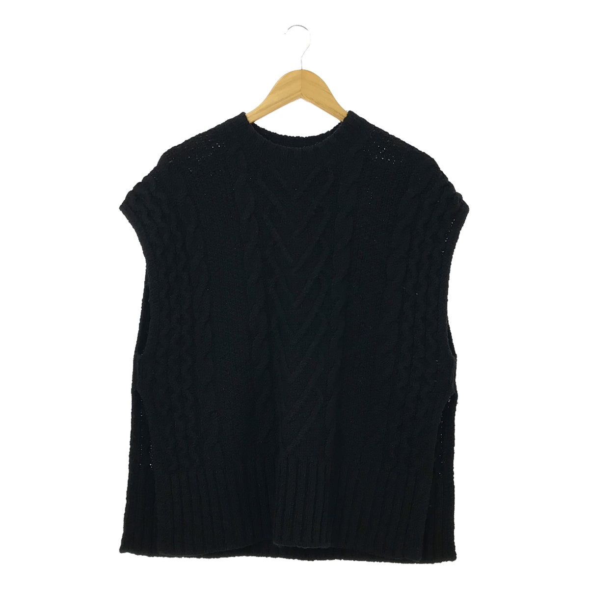 DRESSTERIOR | Cable short vest knit | 38 | Women's