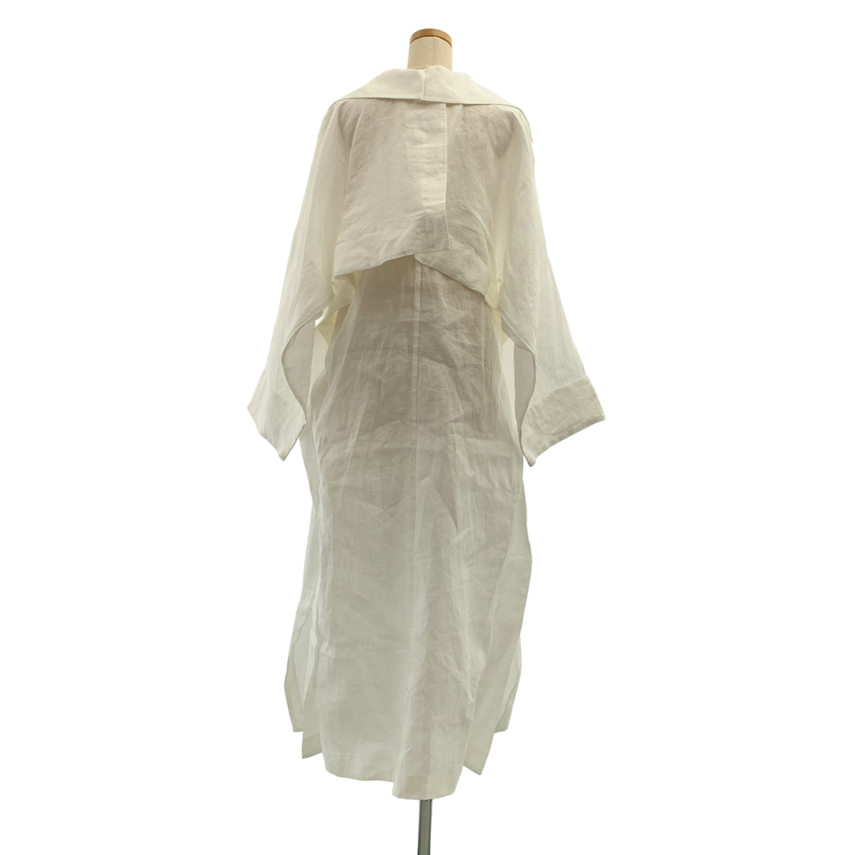 ISSEY MIYAKE / イッセイミヤケ | 2025SS | HEMPEN Coat ヘンプ ダブル ロングコート | 2 | レディース