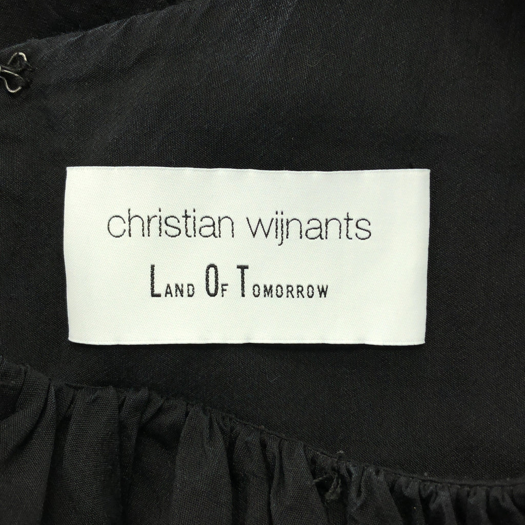 Christian Wijnants / クリスチャンワイナンツ | Land of tomorrow 別注 / ティアード ノースリーブ ワンピース | 34 | レディース