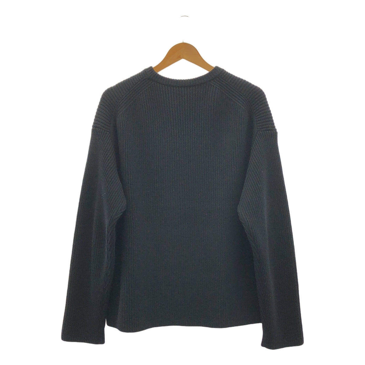 AURALEE / オーラリー | SUPER FINE WOOL RIB KNIT ウールニット | 4 | ネイビー | レディース