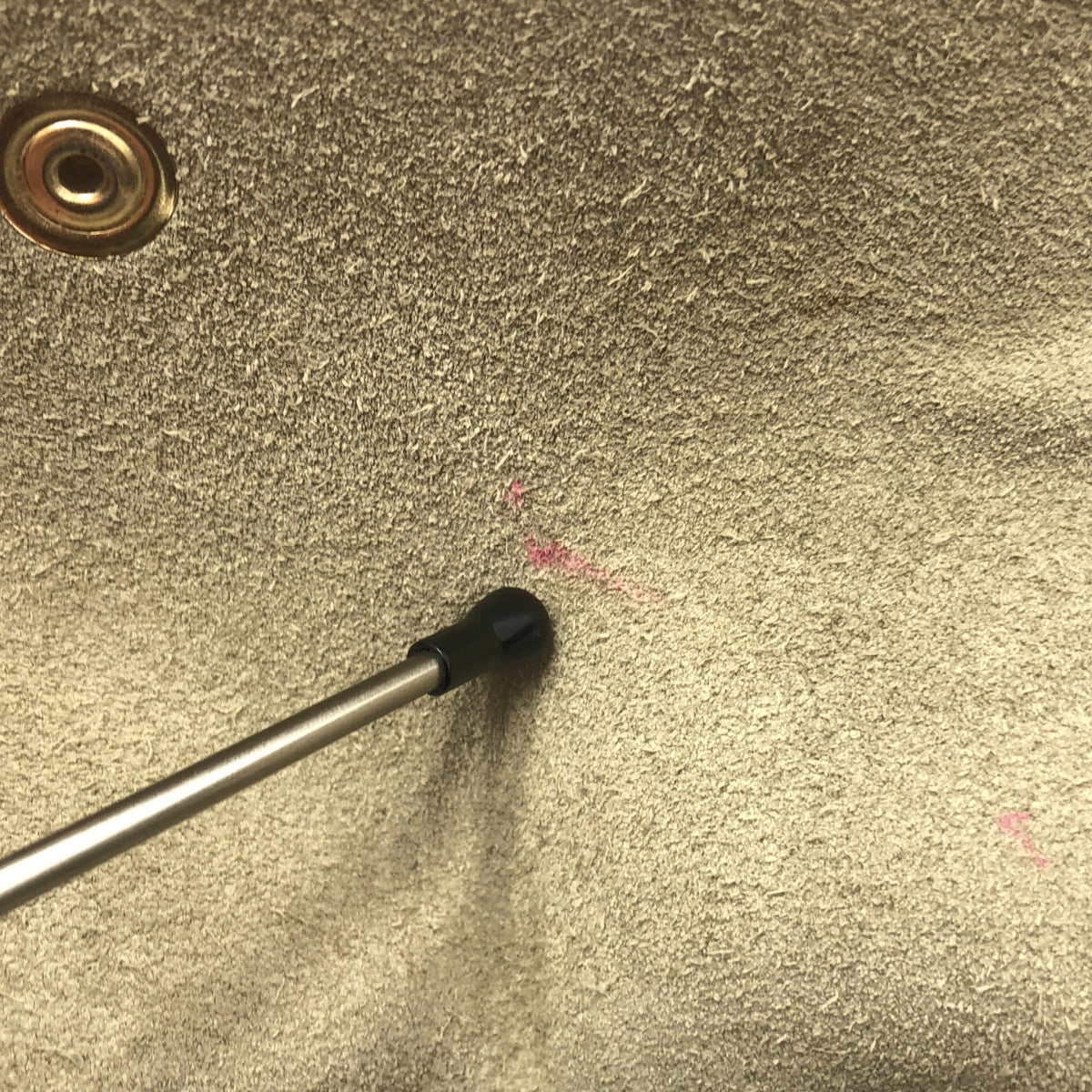 【成色極佳】ANYA HINDMARCH | 皮革鏤空笑臉手提包 | 黑色 | 女士