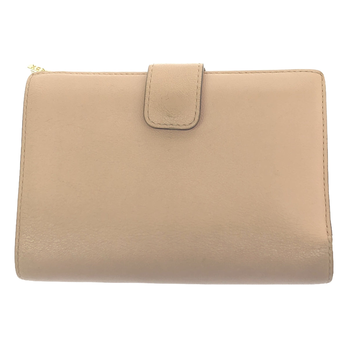 DELVAUX / デルヴォー | LOUISE ルイーズ レザー 2つ折り ウォレット 財布 | ピンク系 | レディース