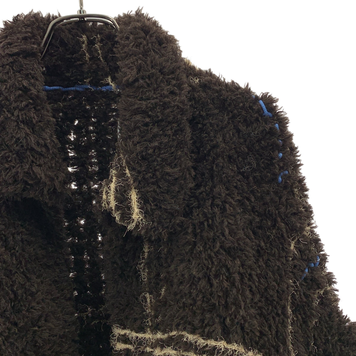 Kota Gushiken / 코우 타츠 시켄 | Blanket Jacket for WARE-mo-KOU Exclusive 체크 니트 재킷 |