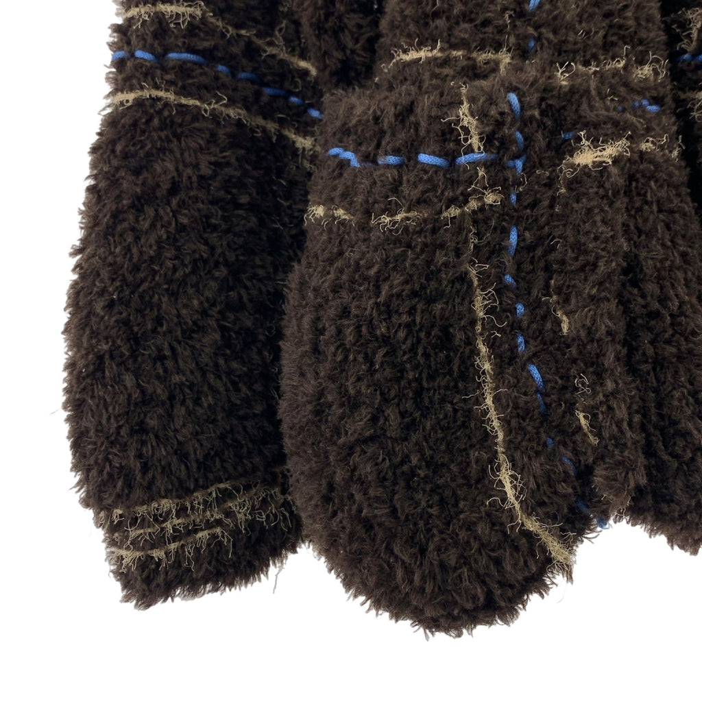 Kota Gushiken / 코우 타츠 시켄 | Blanket Jacket for WARE-mo-KOU Exclusive 체크 니트 재킷 |