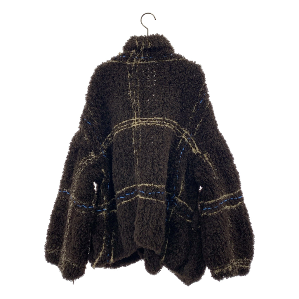 Kota Gushiken / 코우 타츠 시켄 | Blanket Jacket for WARE-mo-KOU Exclusive 체크 니트 재킷 |