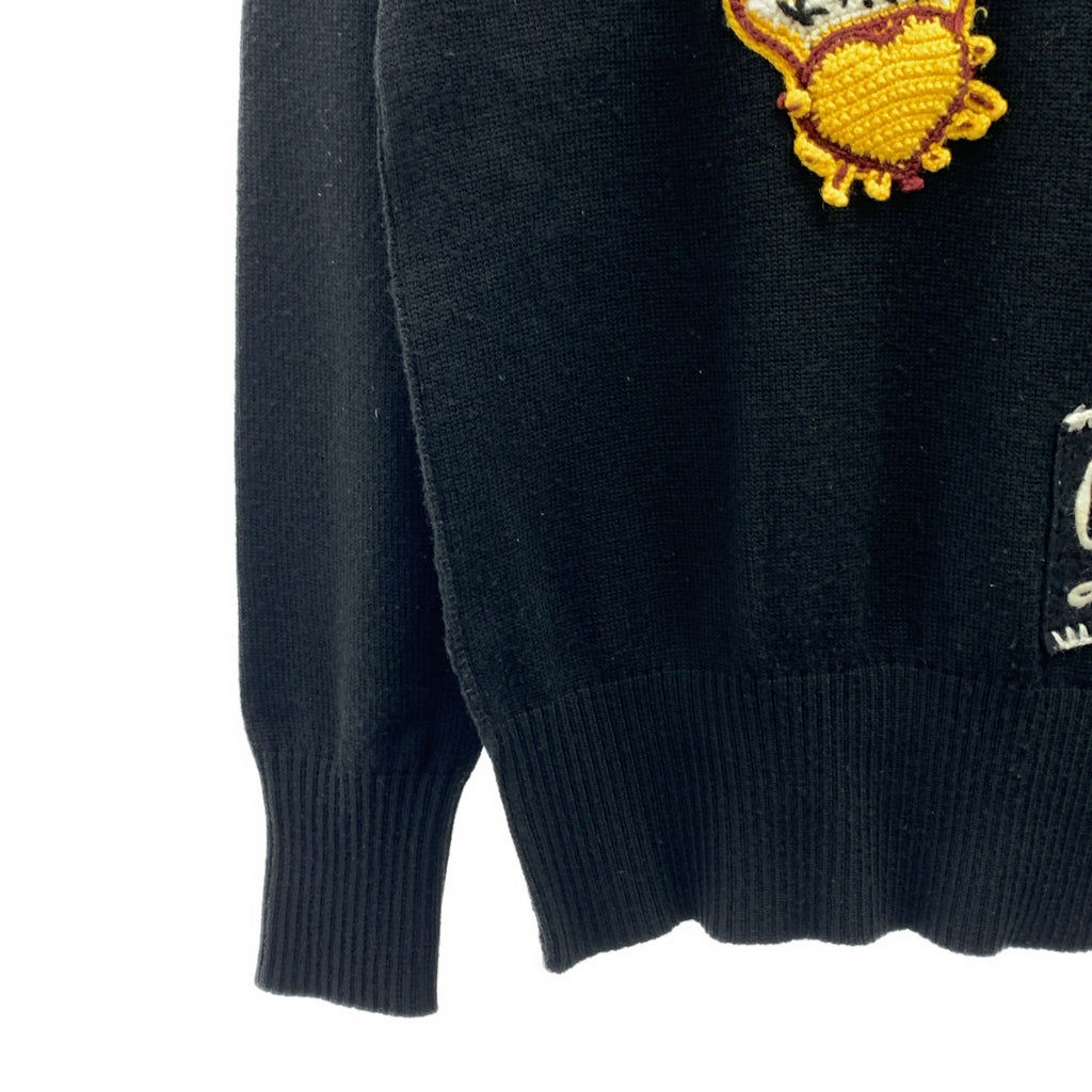 DOLCE＆GABBANA / ドルチェ＆ガッバーナドルガバ | パッチ プルオーバー ニット | M | メンズ