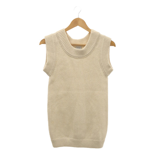 BASErange | Rib knit vest | XS-S | White | Women's