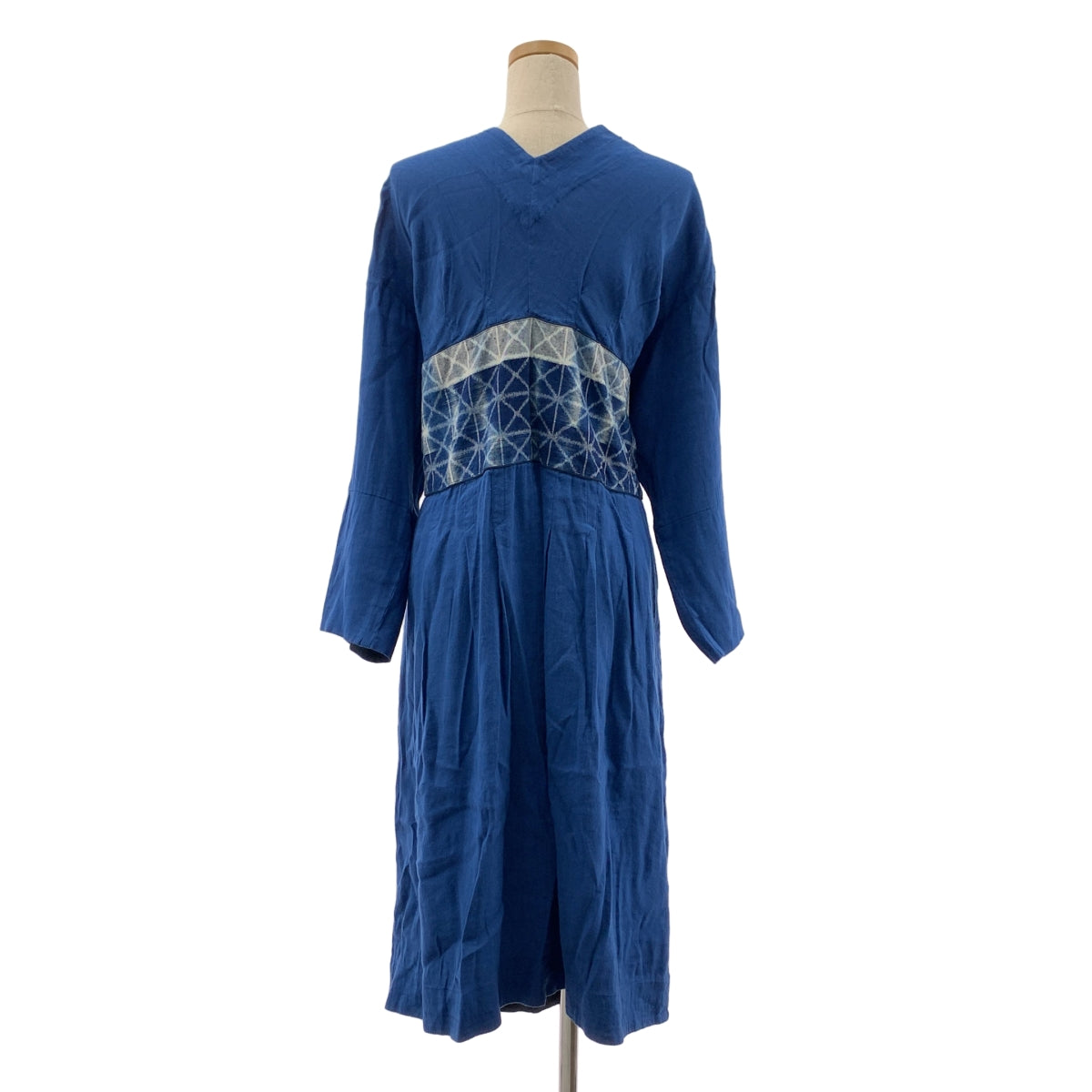 BEAMS / 빔스 | Planets / CATHRI Gown Dress 린넨 랩 롱 원피스 | S |