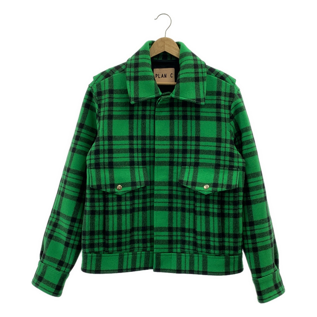 Plan C / 플랜시 | 울 체크 재킷 | 38 | 여성