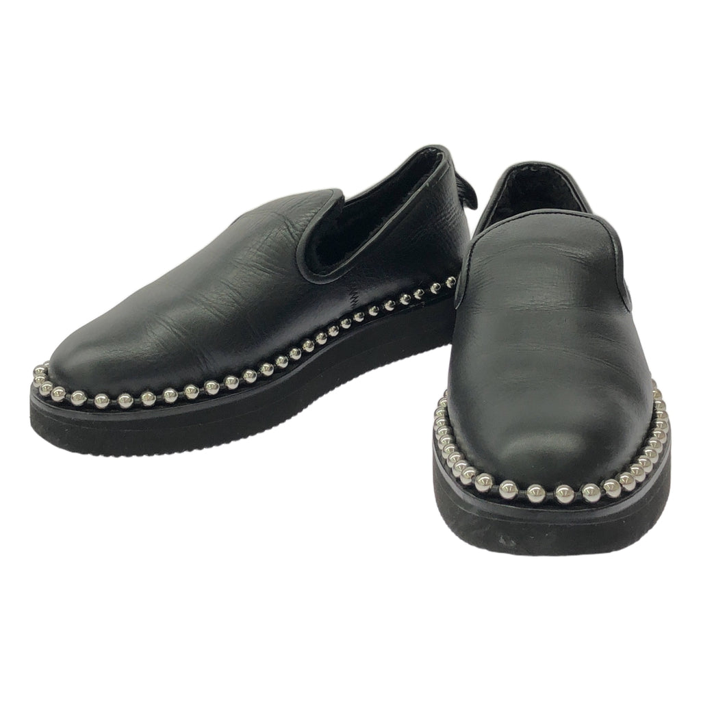 ALEXANDER WANG / アレキサンダーワン | ビジュー厚底スニーカー | 37 1/2 | ブラック | レディース
