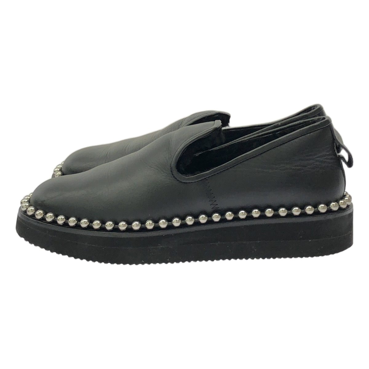 ALEXANDER WANG / アレキサンダーワン | ビジュー厚底スニーカー | 37 1/2 | ブラック | レディース
